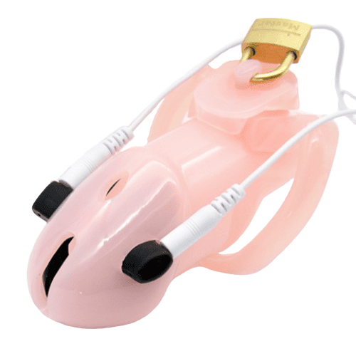 Kyskhedsbur Resin Elektrisk Gudinde Pink