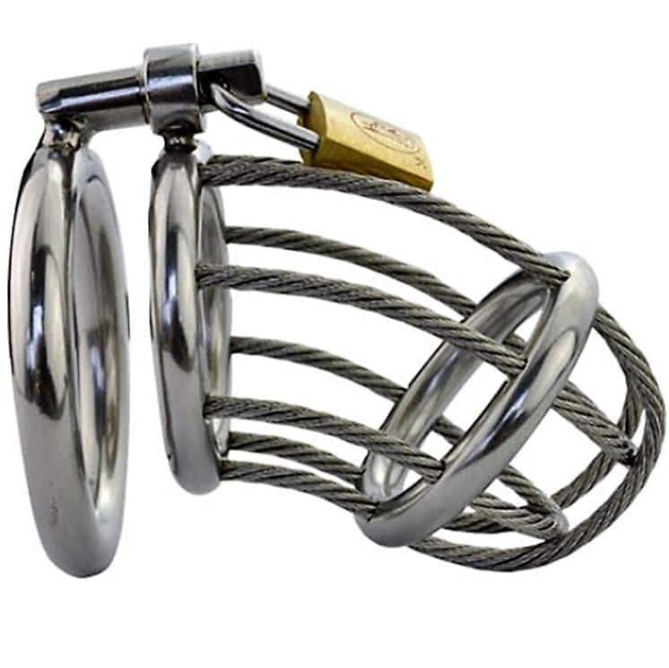 Kyskhedsbur Mand - Kabel