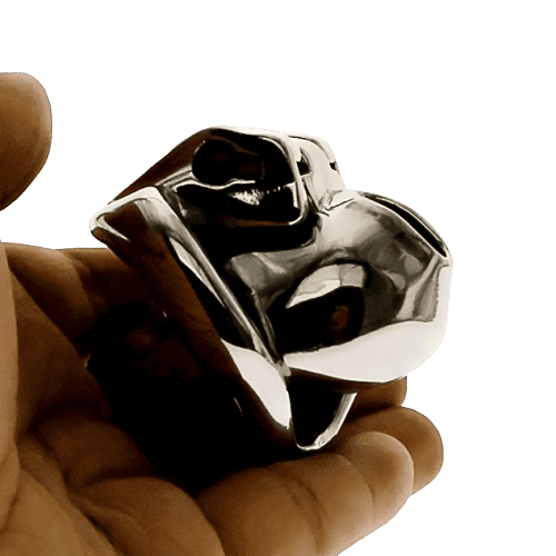 Kyskhedsbur Mand - Metal - Mester Sølv