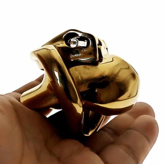Kyskhedsbur Mand - Metal - Mester Guld
