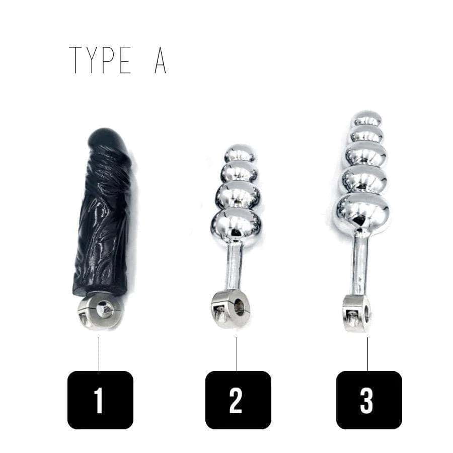 Kyskhedsbælte Tilbehør - Anal Plug & Dildo - Type A
