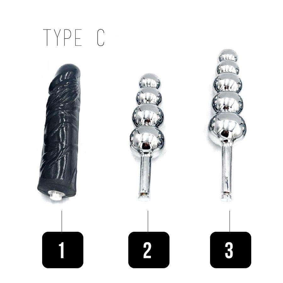 Kyskhedsbælte Tilbehør - Anal Plug & Dildo - Type C