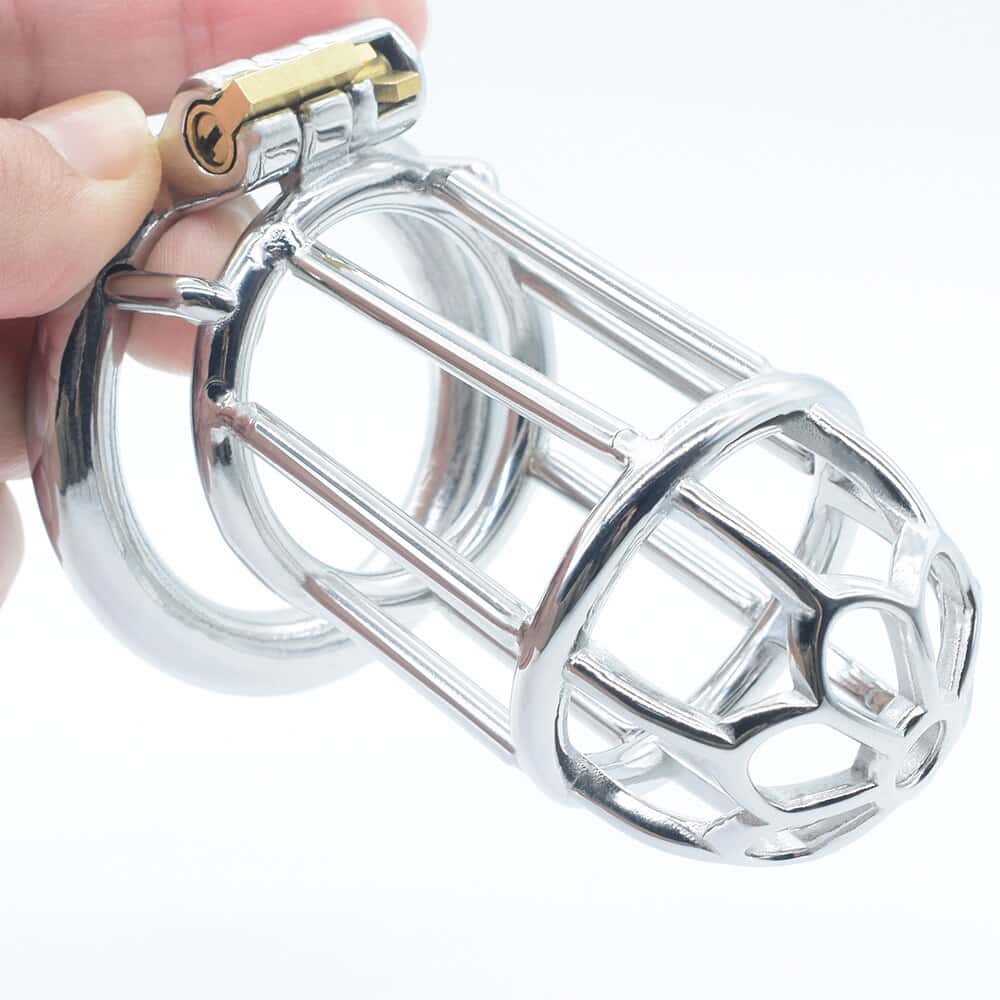 Kyskhedsbur Mand - Metal - Klapperslange