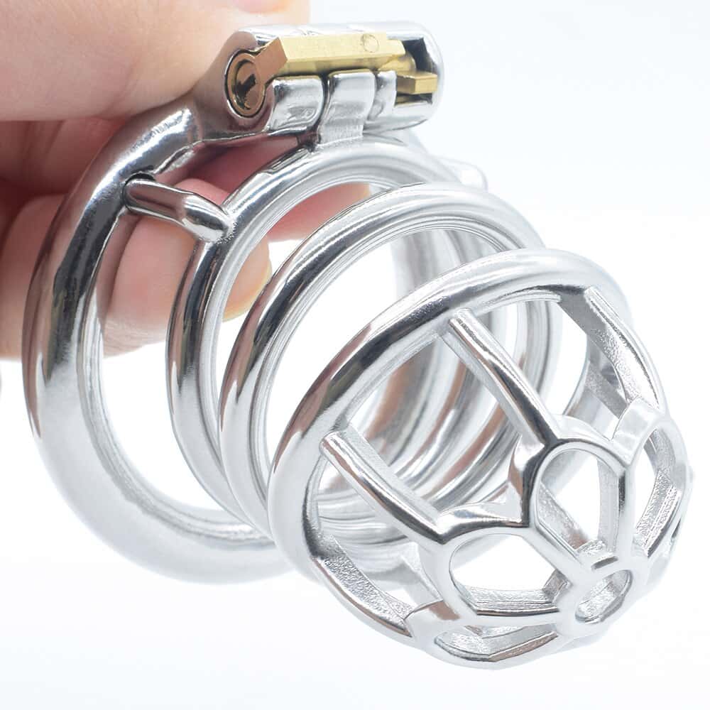 Kyskhedsbur Mand - Metal - Little Flower L