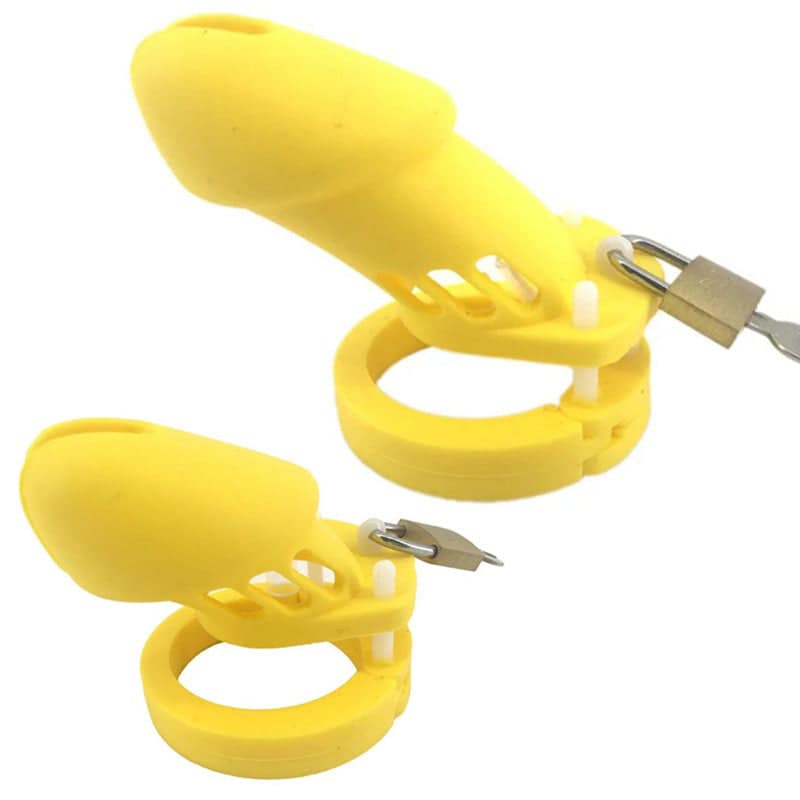 Kyskhedsbur Silikone Gb 6000 Gul