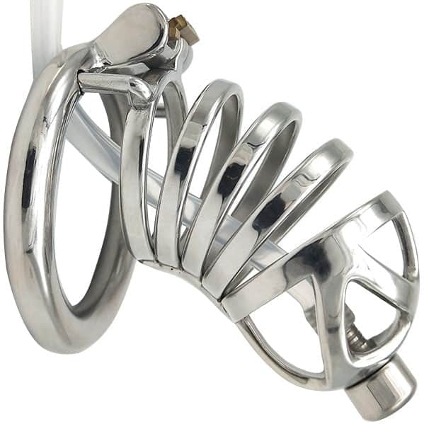 Kyskhedsbur Mand - Metal - Little Smile Xxl